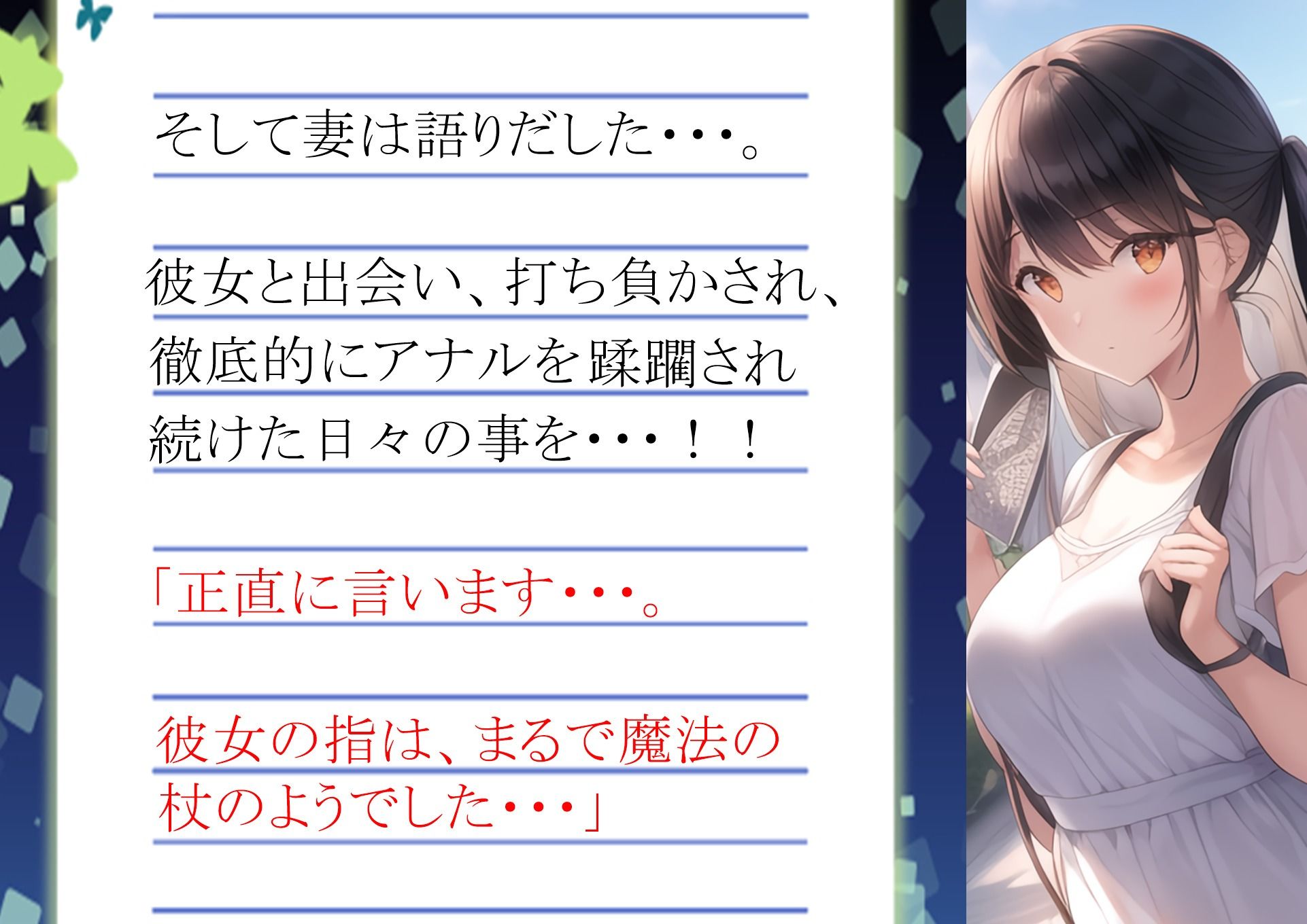 サンプル画像4:妻の「元カノ」が語る、旦那でも知らなかった彼女の一面4(grandmenu) [d_303538]