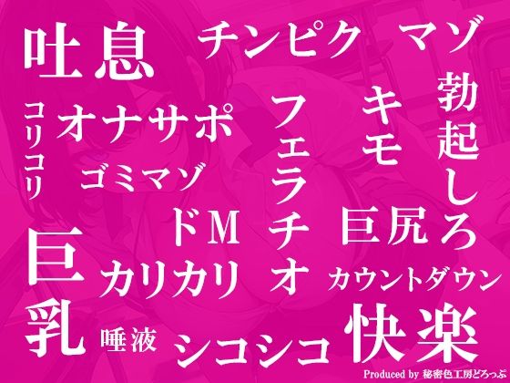 サンプル画像3:低音JKにたっぷりシコシコ マゾマゾ オナニーサポート(秘密色工房どろっぷ) [d_305211]