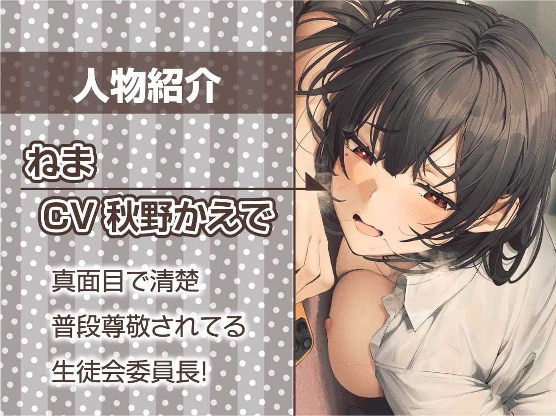 サンプル画像5:清楚で下品な生徒会委員長【フォーリーサウンド】(テグラユウキ) [d_305220]