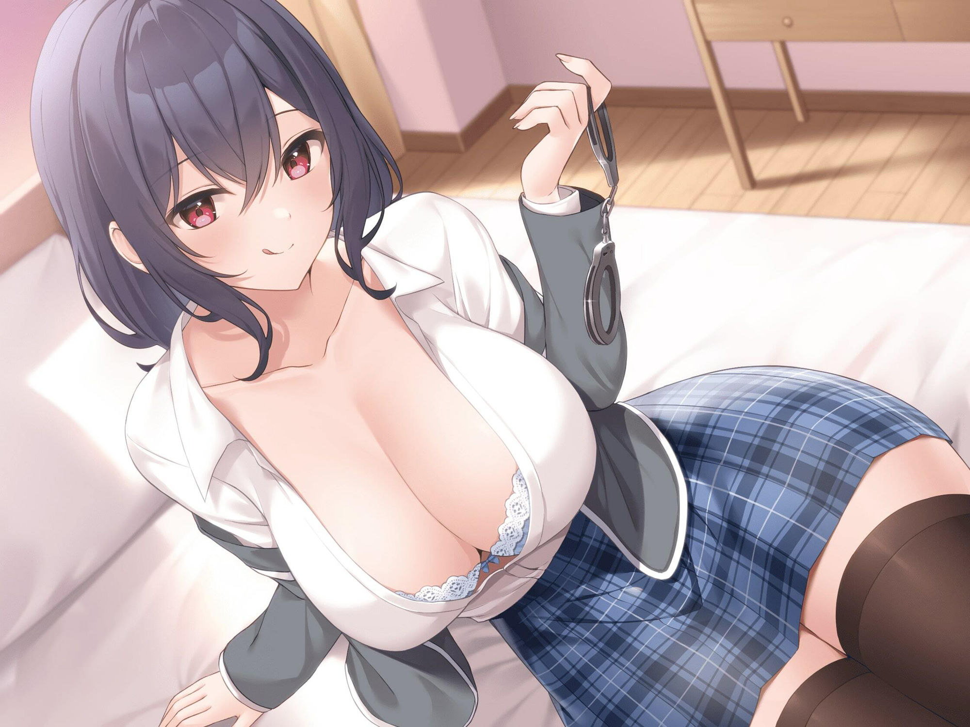 サンプル画像6:強●童貞喪失！〜絶倫メンヘラ巨乳後輩に監禁され、強●的に貞操を奪われてしまった件〜(すいーとぱいん！) [d_305297]