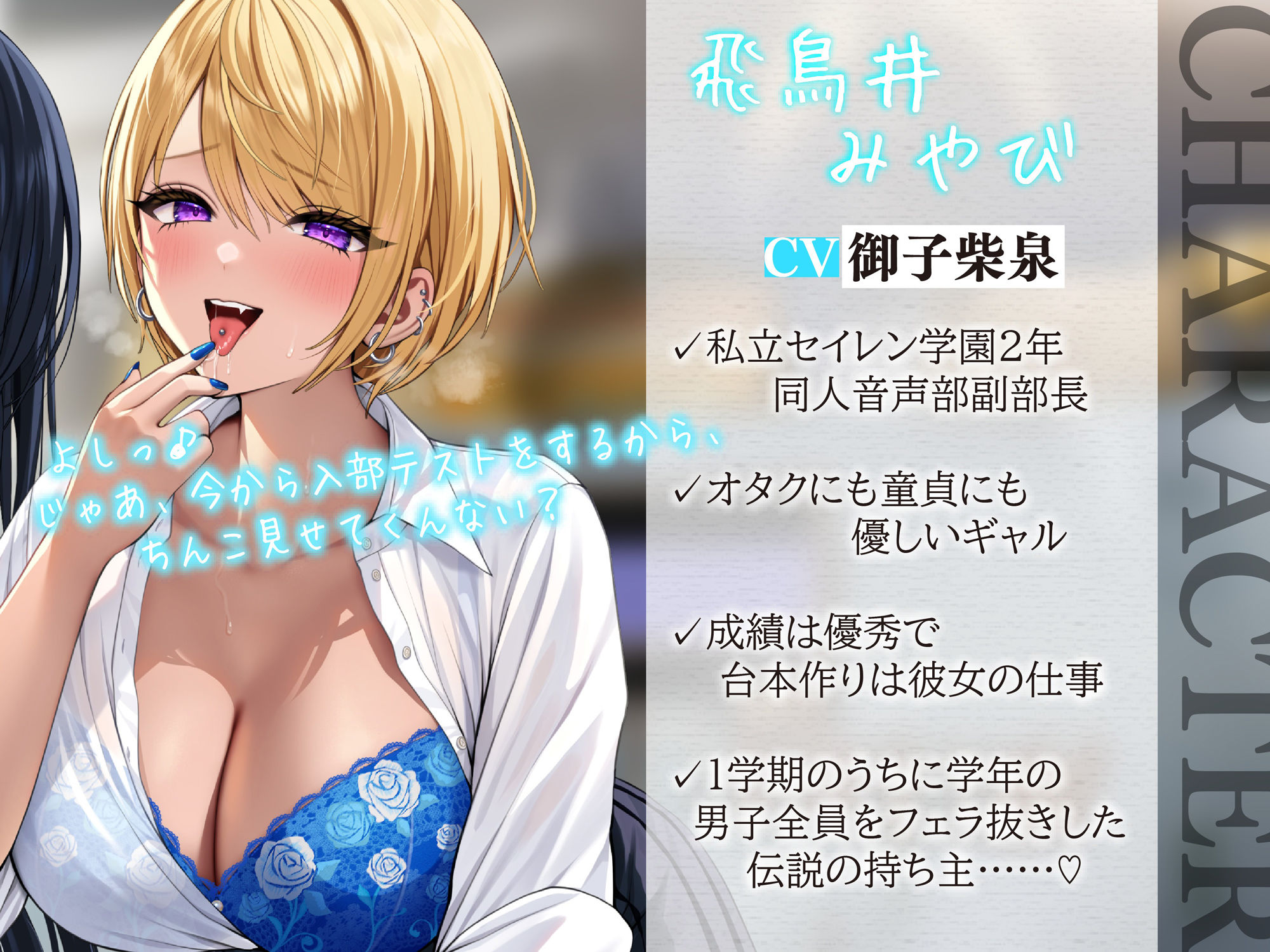 サンプル画像3:同人音声を作ろう！！ セイレン学園同人音声部処女作品『サキュバス・プリズン〜夢魔のお姉さんたちと無限射精編〜（仮）』(とろねこサウンド) [d_308148]