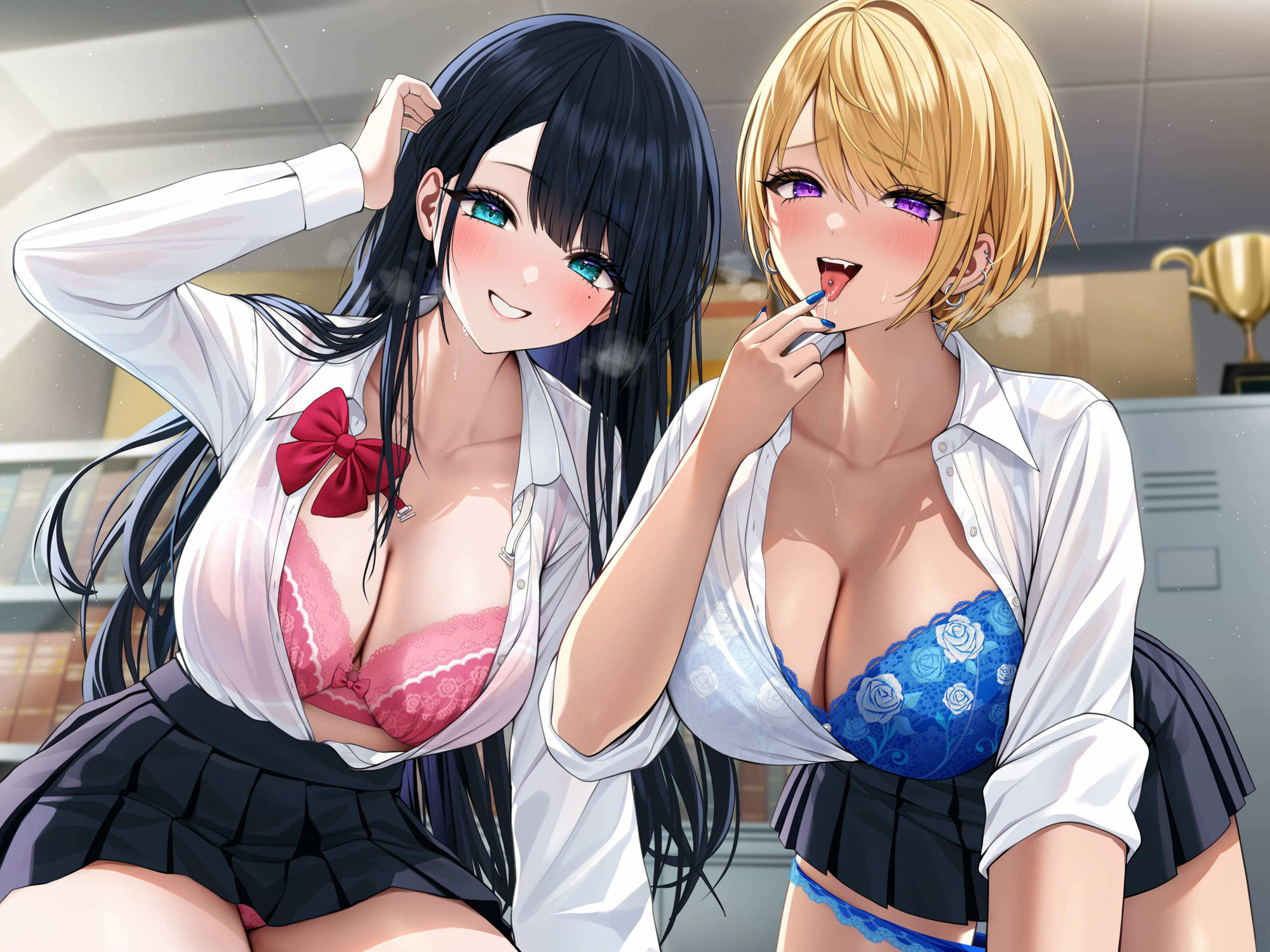 サンプル画像6:同人音声を作ろう！！ セイレン学園同人音声部処女作品『サキュバス・プリズン〜夢魔のお姉さんたちと無限射精編〜（仮）』(とろねこサウンド) [d_308148]