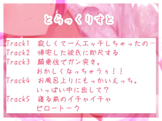 サンプル画像4:一週間溜め込んだ彼女に即尺されて、騎乗位で中出しを懇願されるロールプレイ(らびゅっびゅ) [d_308448]
