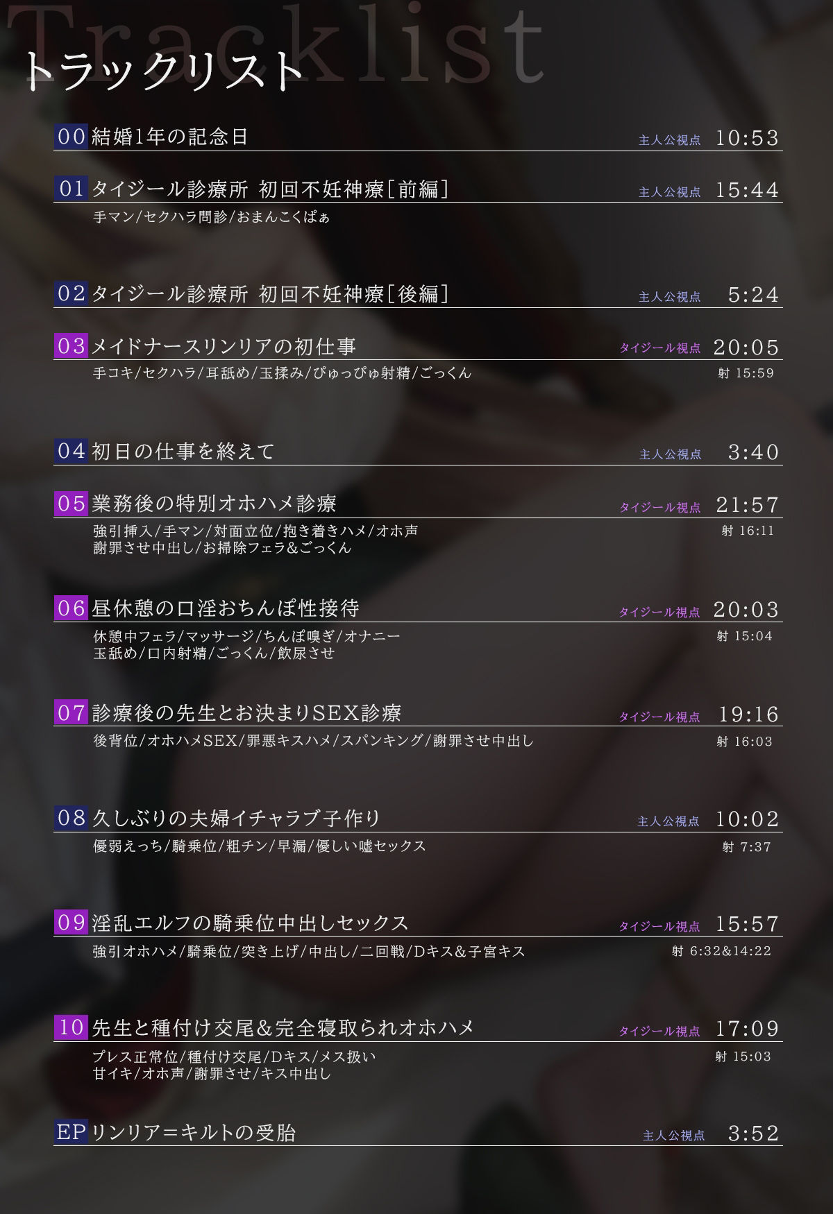 サンプル画像5:【NTR/寝取り】新妻エルフ リンリアの愛妊淫療 〜ランドガルト城下町の寝取られ診陵館〜(クロんりーわん) [d_308583]