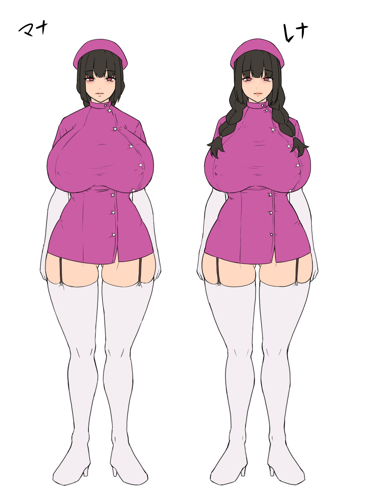 サンプル画像4:【乳首＆前立腺同時責め】冷徹双子飼育員の搾乳用デカ乳雌牛化改造(ヒット＆アウェイ) [d_308797]