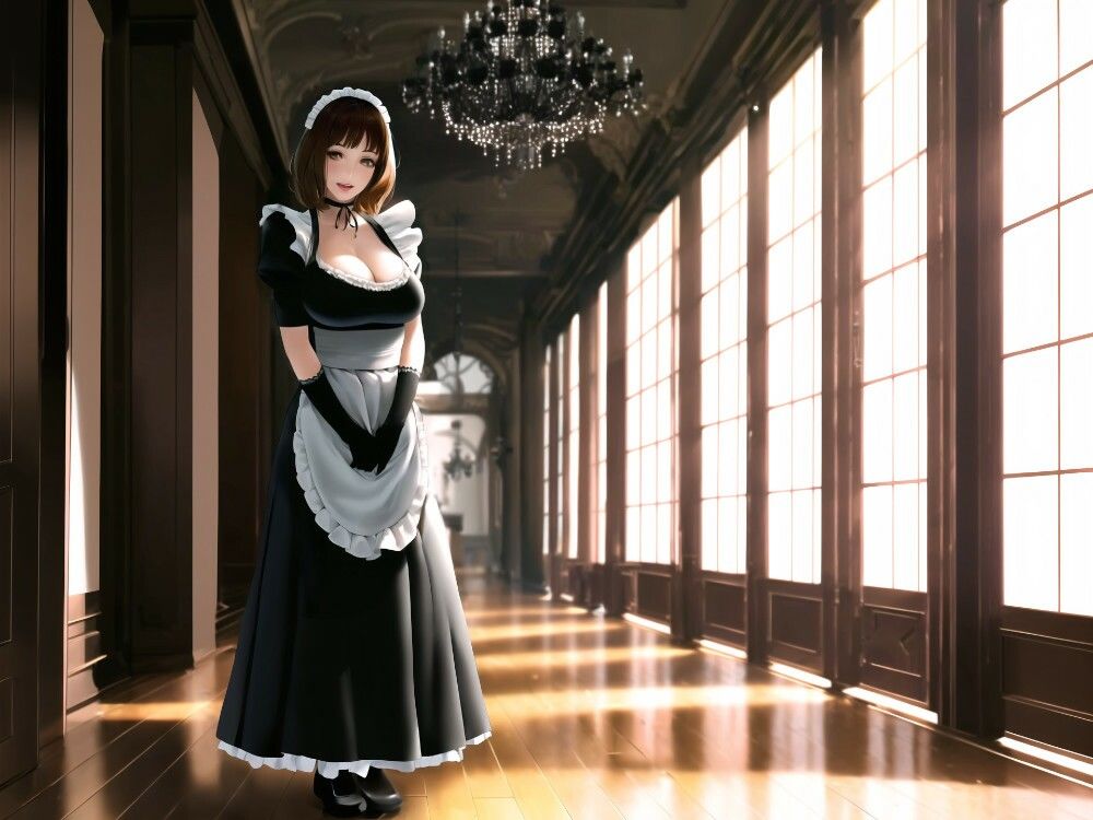 サンプル画像5:甘やかしママメイドさん♪(近未来のふわふわ) [d_308827]