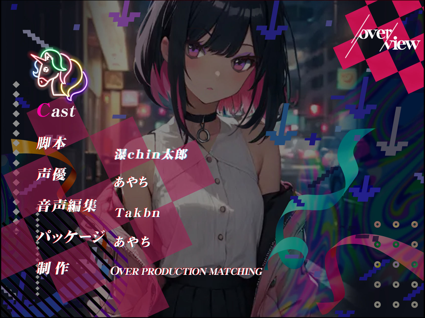 サンプル画像3:【ぴえん超えてぱおん】即堕ち！激重メンヘラちゃんにご用心 〜逆レ●プからの首絞めせっくすでイクイクしちゃう〜【OPM SHORT】(OVER PRODUCTION MATCHING) [d_308922]