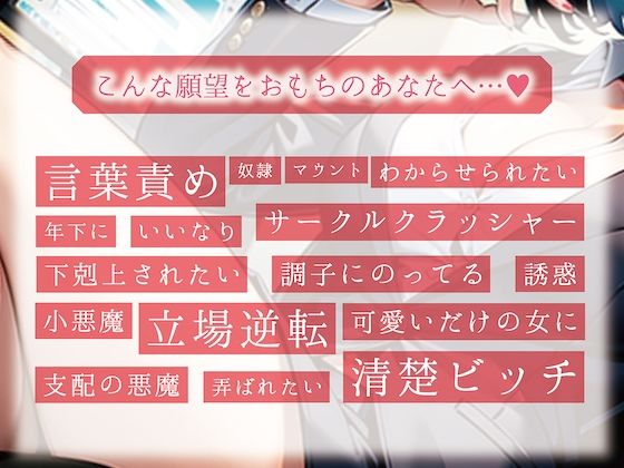 サンプル画像3:【立場逆転】貢がせ女子のおちんぽ調教でATM奴●にされちゃう話〜仕事中に無様に負けちゃえっ♪あざと後輩の弄びおちんぽ指導〜(負け犬ぷれしゃす！) [d_309060]