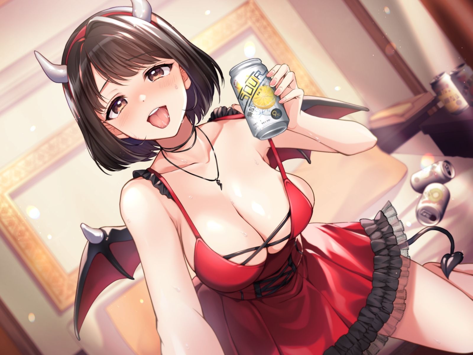 サンプル画像3:HWコスプレ幼馴染と終電逃してラブホでオフパコ発情えっち〜興奮べろ酔いちゅー→朝まで濃厚連続中だし〜(うこんちゃん☆かんぱにぃ) [d_309090]