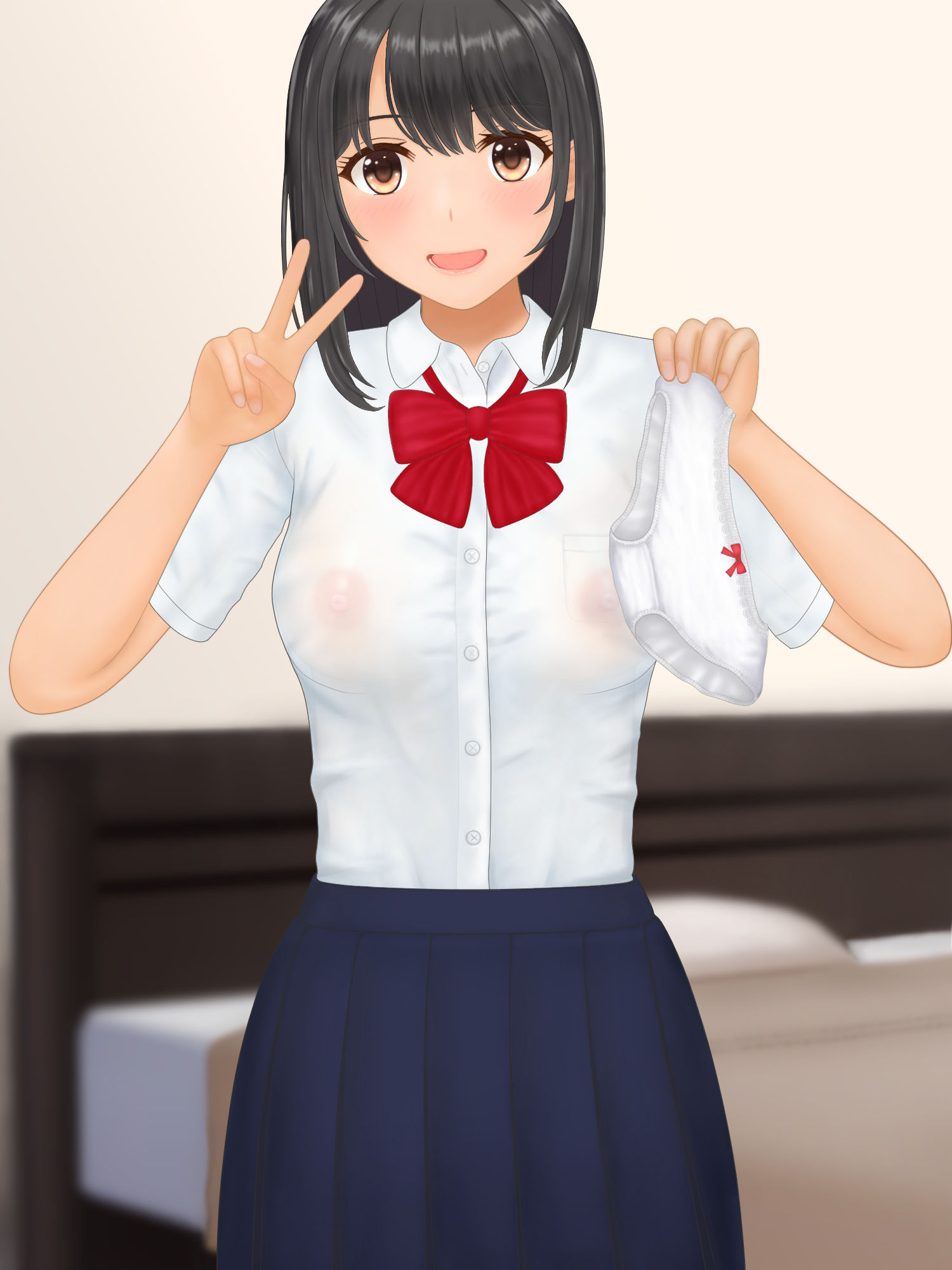 サンプル画像4:純愛☆羞恥少女〜セクシャルメイド実習生のおま〇こ研修〜(純愛フレグランス) [d_310743]