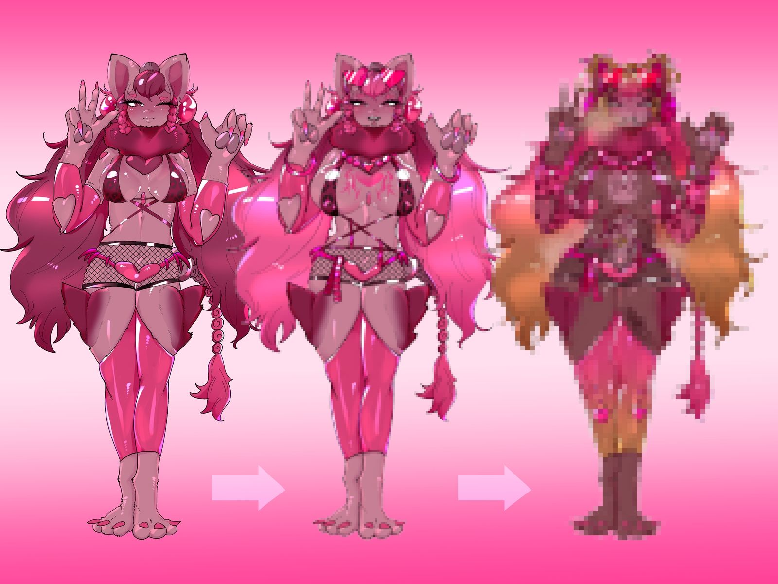 サンプル画像2:最初は可愛かったメスモンスターが、進化する毎にバカクセェニオイを垂れ流す黒ギャルビッチなモンスターへと変貌していく音声作品(げっすー屋さん) [d_311615]