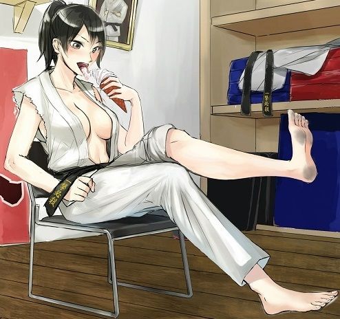 サンプル画像1:素人ごっくん娘のAmiちゃん！？(空手ラブストーリー) [d_311720]