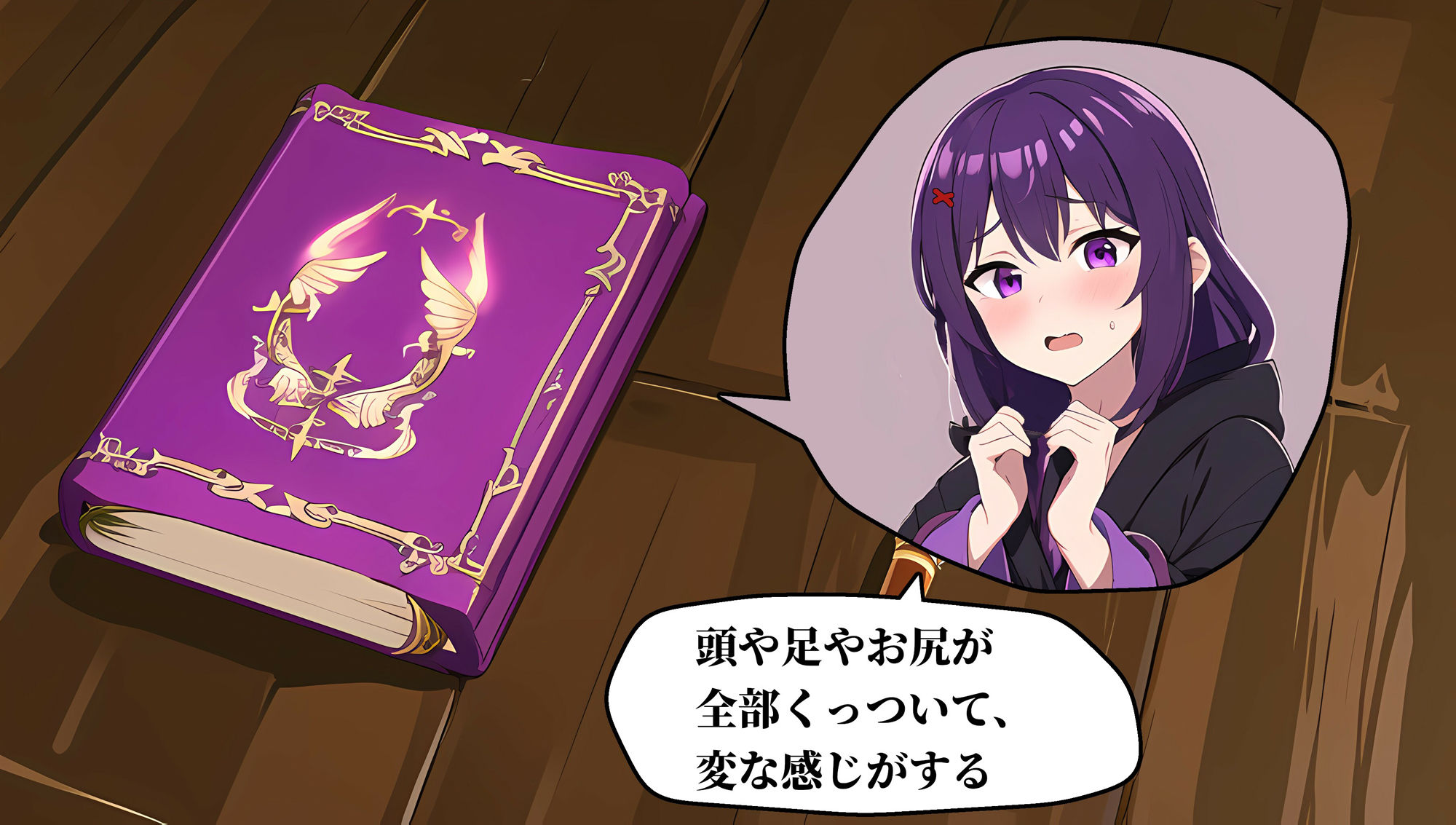 サンプル画像4:黒魔導士を平面化して魔術書に加工する話(夢祭うた（みやこ庵Bitter）) [d_313025]