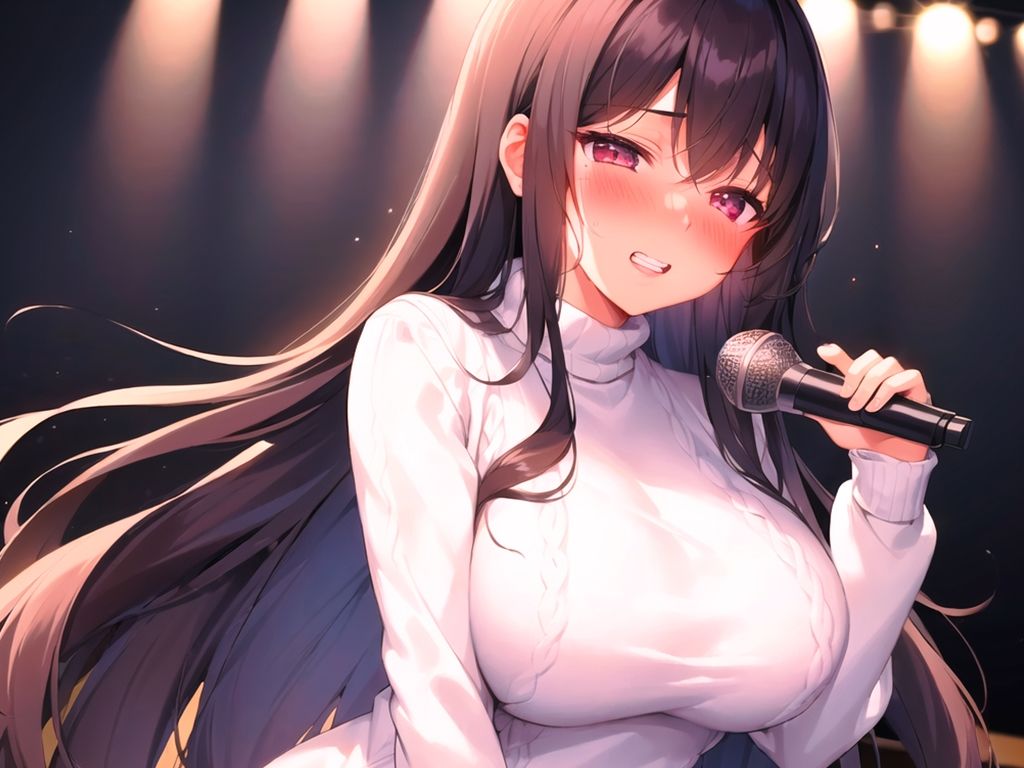 サンプル画像1:もう無理…可愛い歌声が急にイキそうな声に変わる！！！生歌×生オナニーの新感覚実演【あかり】(キャンディタフト) [d_317387]