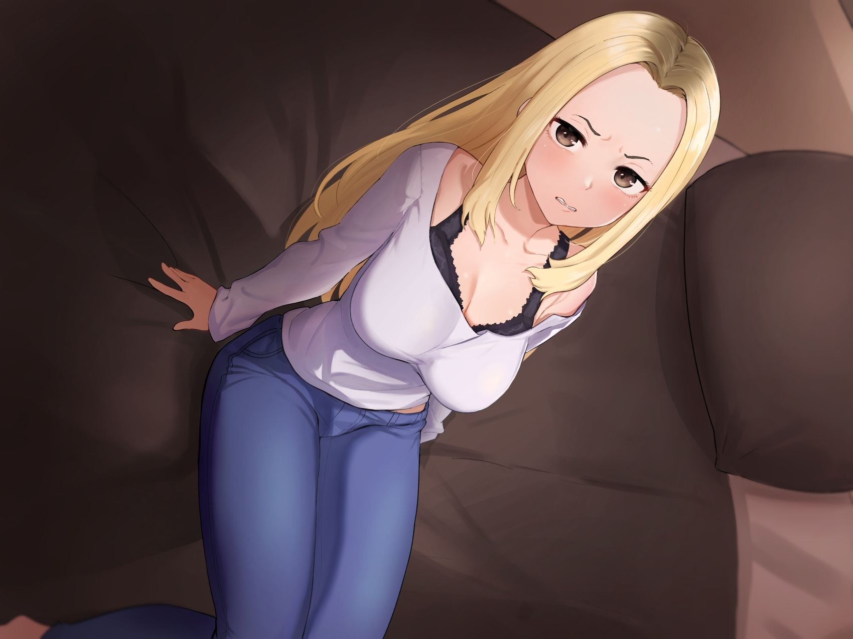 サンプル画像1:強気な元ヤンママに嫌々抜いてもらう！玲奈さんはボクの専属姓処理玩具(MapleSyrupps) [d_317983]