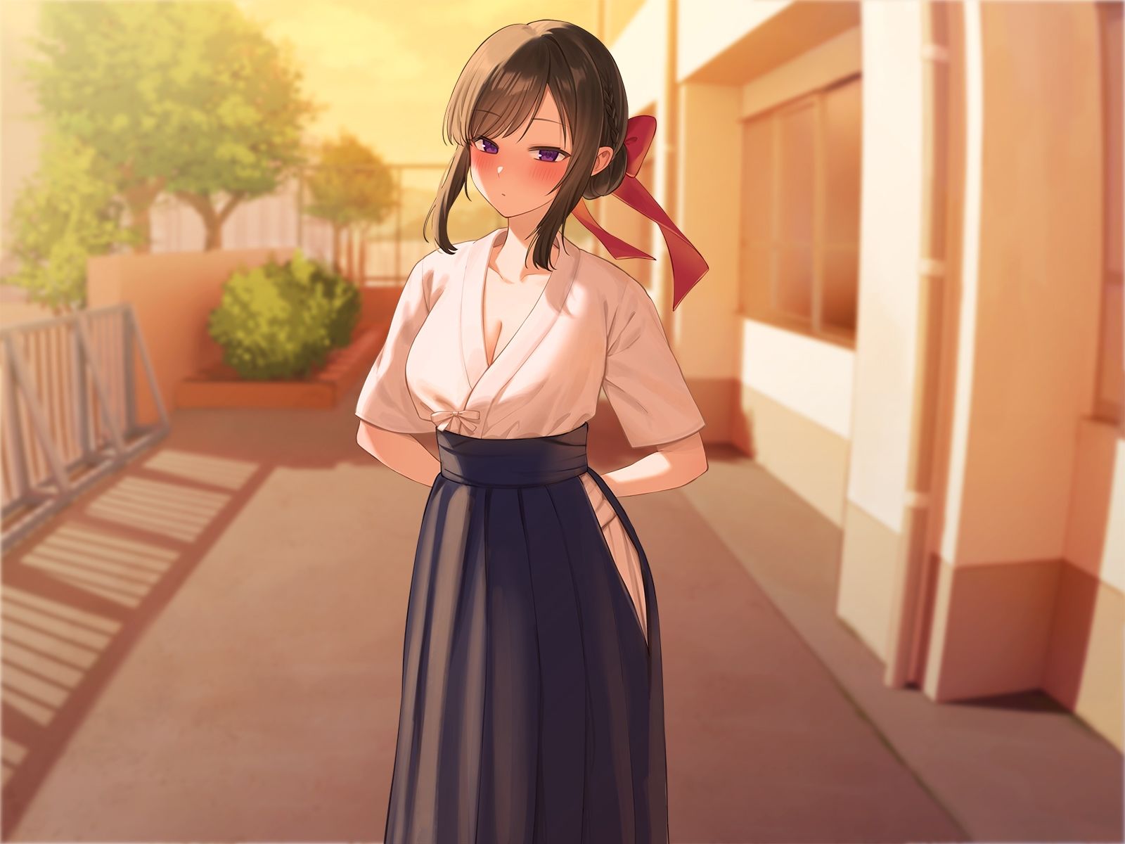 サンプル画像4:【1周年特別特典付き】清楚でクールな弓道部長マドンナの下品な告白〜糸引きおまんこ止まらないオホ声えっち〜(うこんちゃん☆かんぱにぃ) [d_321088]