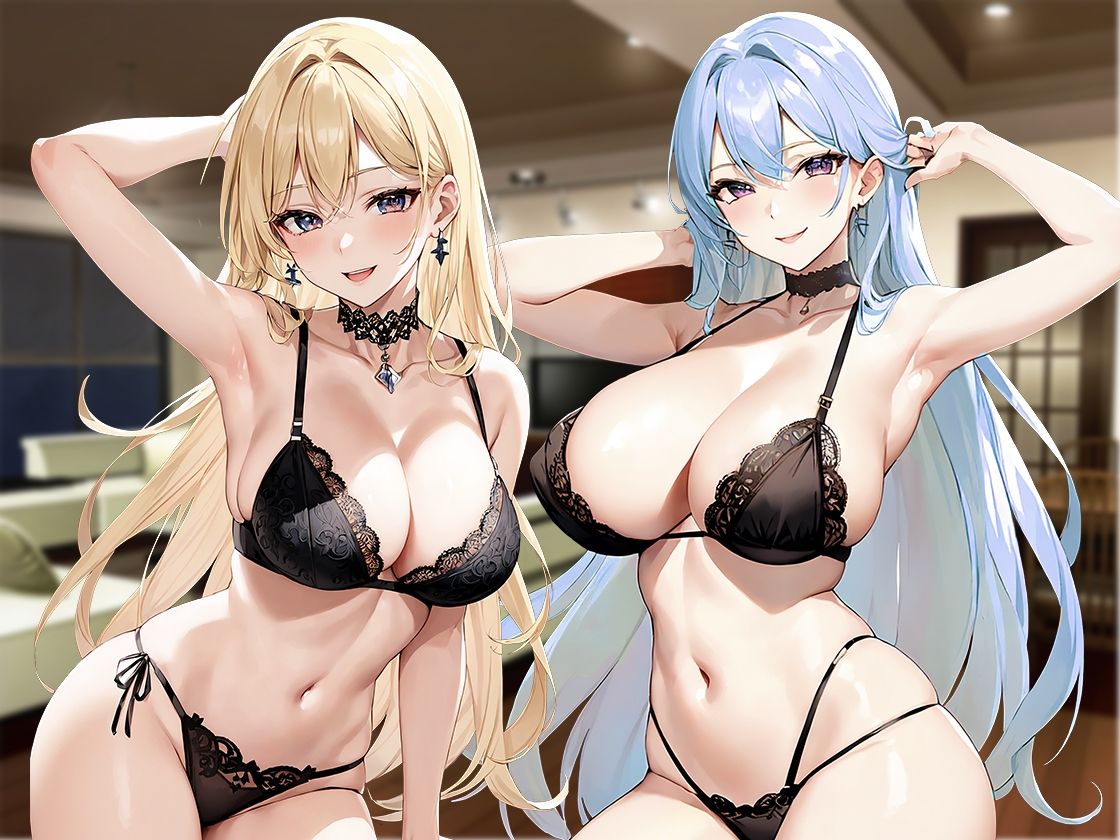 サンプル画像2:【ドM向けオナサポ】両サイド巨乳双子姉妹に唾を吐かれただけで射精できる体になれる両耳淫語罵倒で言葉責め抜き抜きパラダイス(しゃぶり〜ぜ) [d_322790]