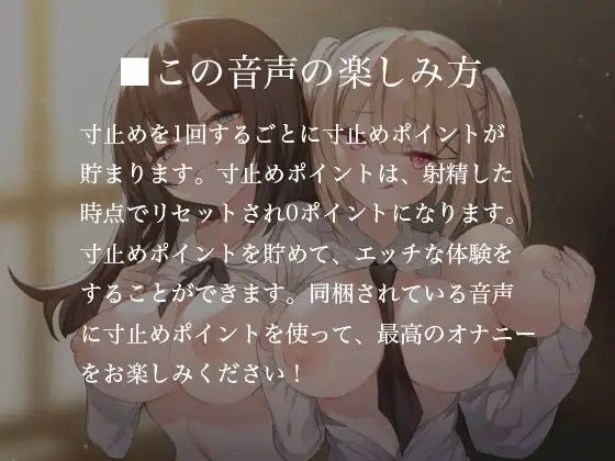 サンプル画像2:寸止めヘルス-寸止めした分だけエッチなサービスが受けれちゃう店(Delivery Voice) [d_323325]