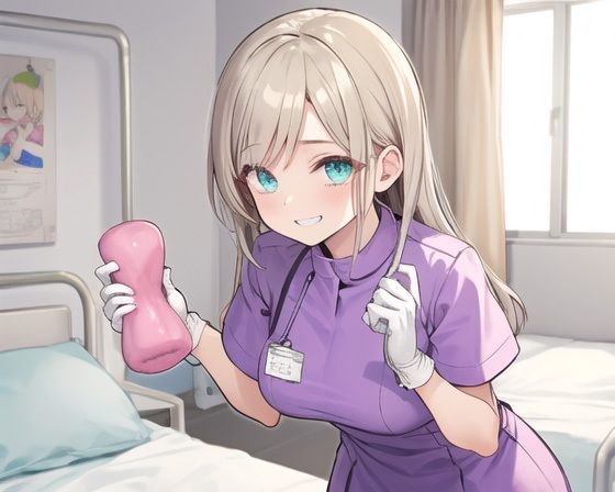 サンプル画像3:【期間限定110円！】元気なナースのお姉さんに亀頭責めで精液と潮を搾られ続けるお話(HarvestMoon) [d_324489]