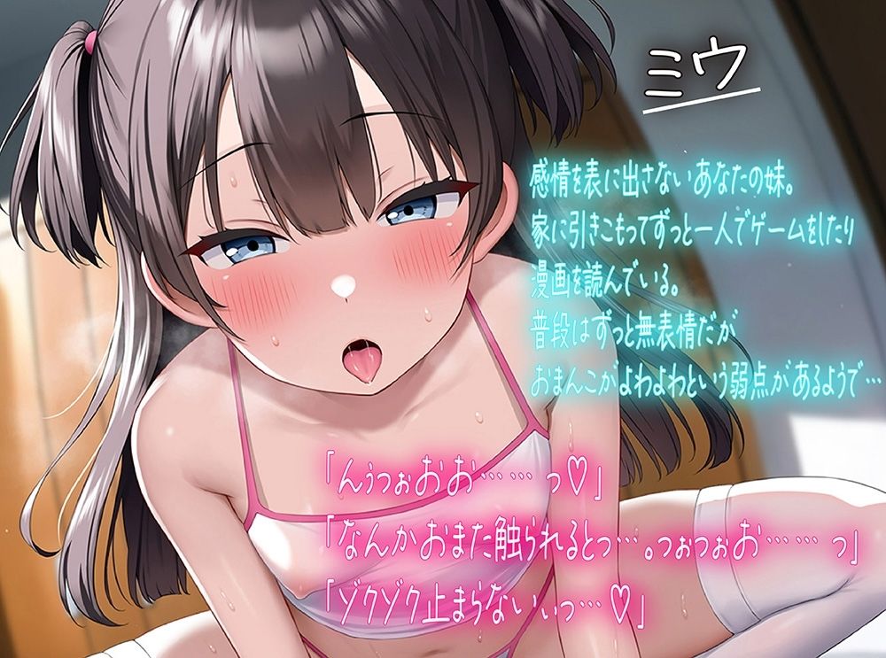 サンプル画像2:【即堕ち/ 即アクメ】無感情妹のオホ声化計画〜引きこもり妹ミウちゃんの調教生活〜(J〇ほんぽ) [d_325122]