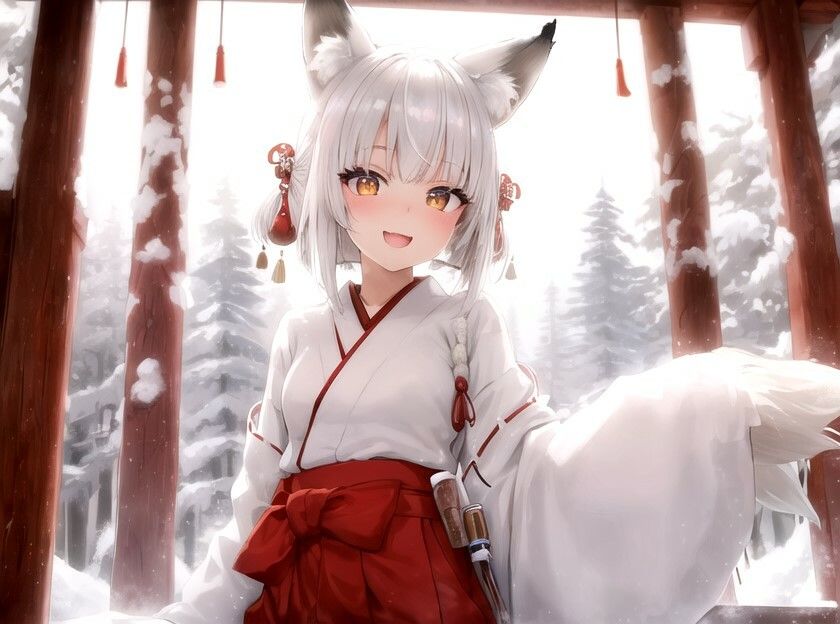 サンプル画像3:クリスマスプレゼントは1000歳のドスケベのじゃロリ妖狐だった！？〜お前さんよ、今から儂と子作りするのじゃ！〜【抱き枕推奨/ファンタジー/癒し】(巨乳大好き屋) [d_326145]