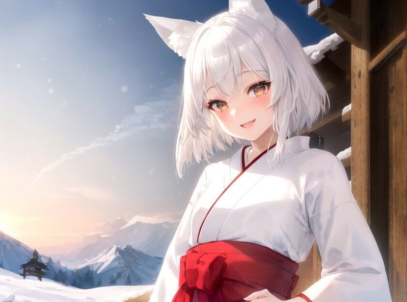 サンプル画像5:クリスマスプレゼントは1000歳のドスケベのじゃロリ妖狐だった！？〜お前さんよ、今から儂と子作りするのじゃ！〜【抱き枕推奨/ファンタジー/癒し】(巨乳大好き屋) [d_326145]