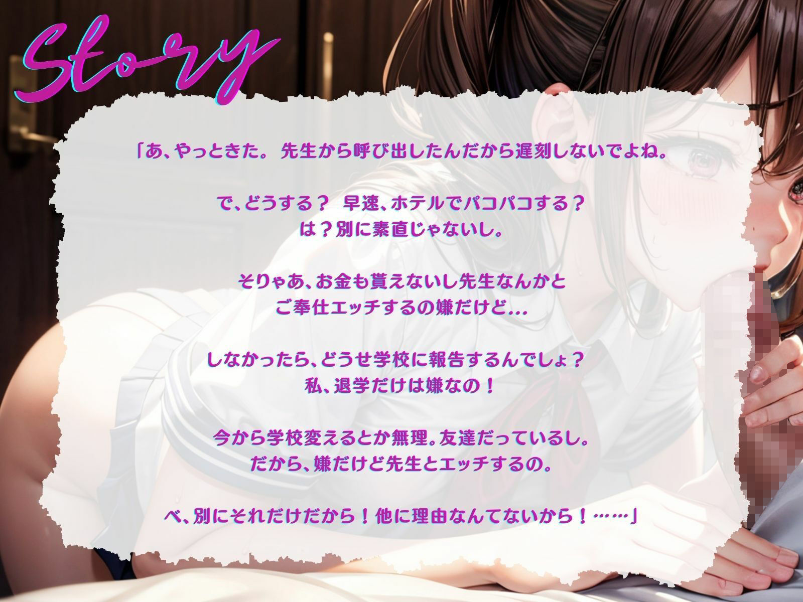 サンプル画像3:【KU100】美少女教え子による口止めご奉仕〜あれ？どうやら2回目からは満更でもないようで？〜(ご奉仕プレイ) [d_327145]