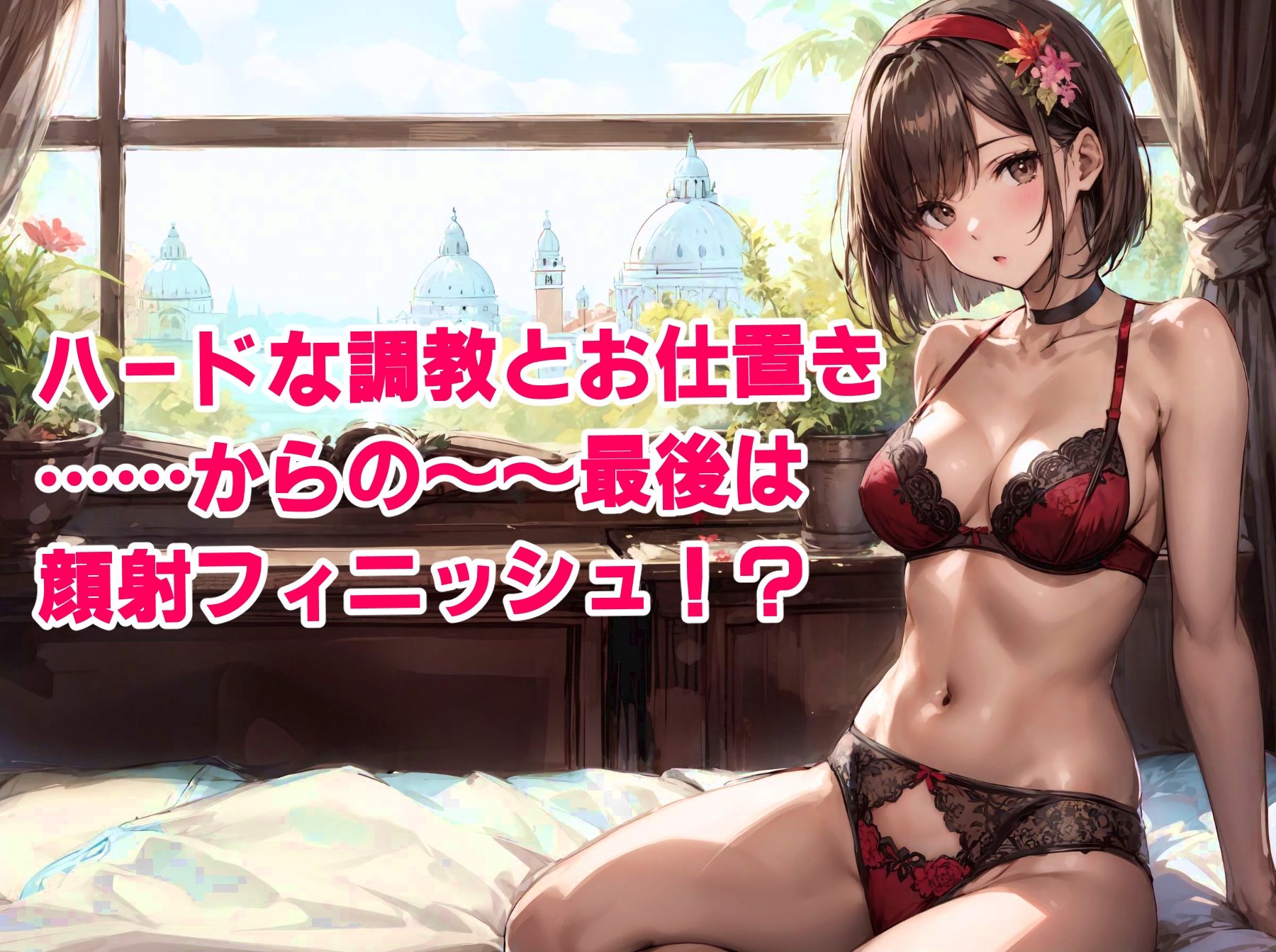 サンプル画像3:かれんちゃんのお口がおま○こに？ フェラしてるだけなのに逝っちゃってお仕置き〜拘束・電マ・イラマ〜顔射まで（かれんちゃんの言いなり×らぶらぶ調教物語 03）(ただいま修理中) [d_328625]