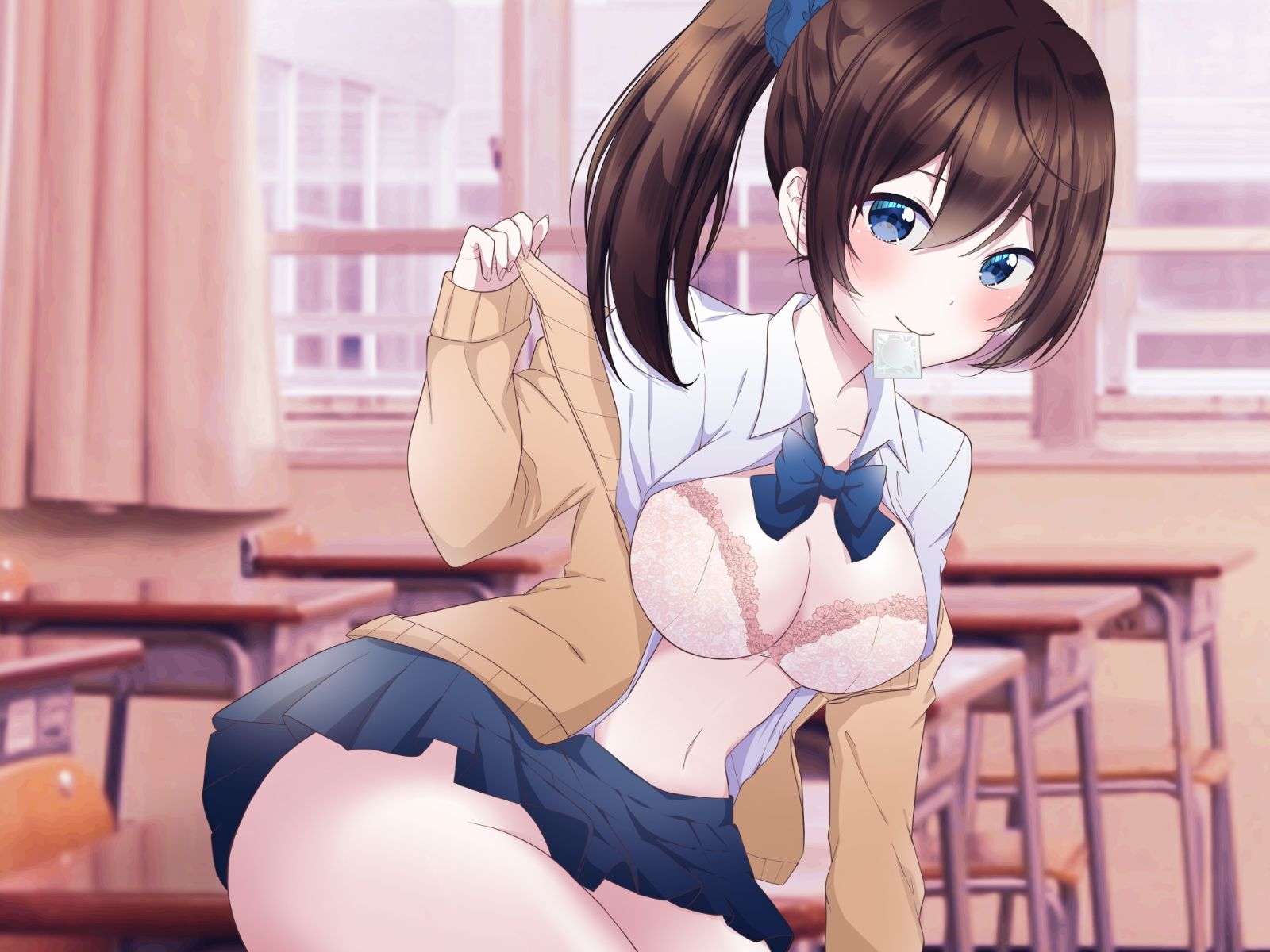 サンプル画像1:童貞卒業を願う幼なじみJKの放課後校舎の筆おろしえっち(特進くらす) [d_331554]