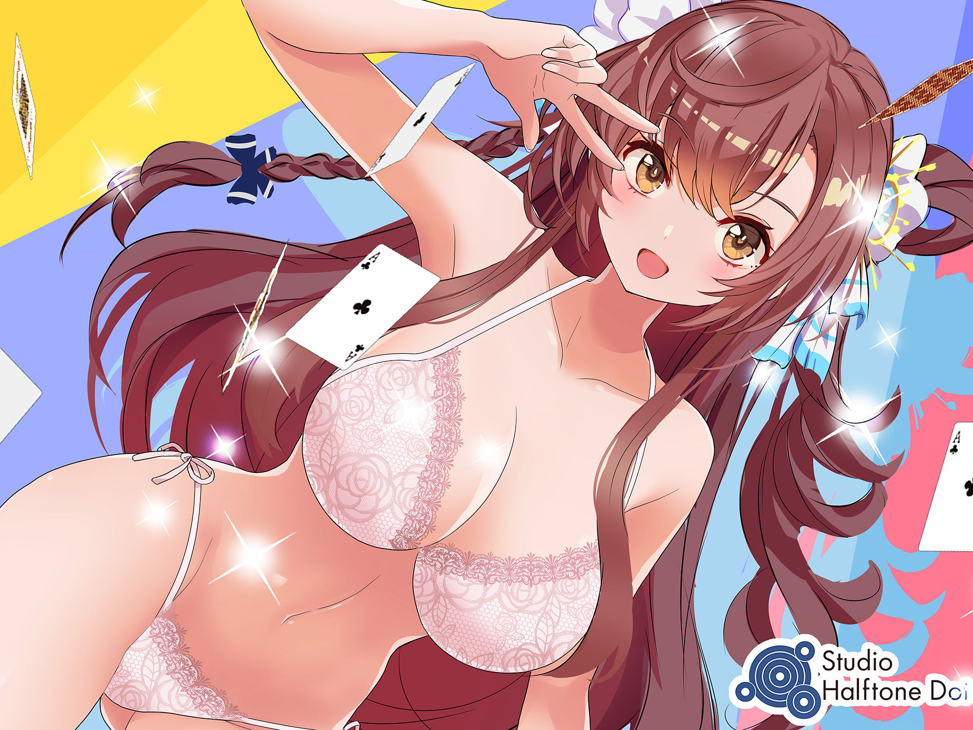 サンプル画像1:親友アイドルの処◯を奪ってNTRっぽいことしてみた(ハーフトーンドット) [d_332863]