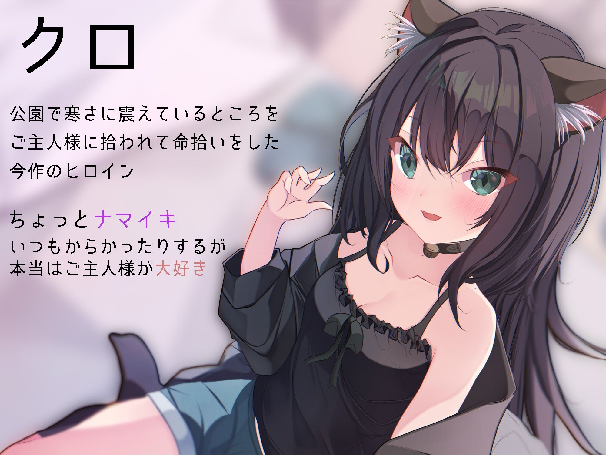 サンプル画像4:ちょっとナマイキペットとのイチャラブ生活〜クロネコが朝起きてたらケモミミロリになってた件〜(あじ彩園) [d_332990]