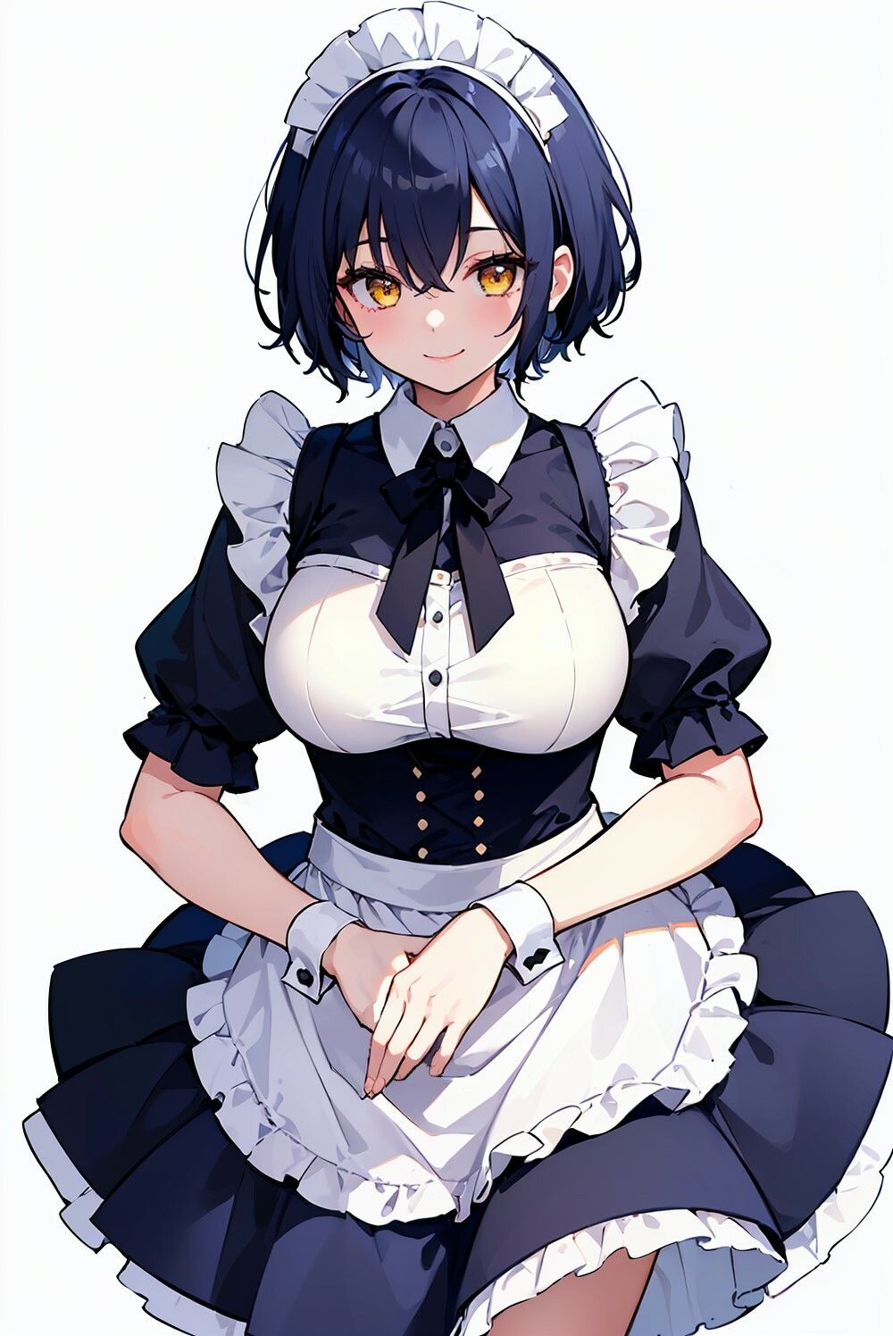 サンプル画像3:ご主人様（あなた）のことが大好きな低音ボーイッシュメイドの性処理奉仕〜はしたないメイドはお嫌いですか？〜【抱き枕推奨/ファンタジー/ラブラブ】(巨乳大好き屋) [d_351061]