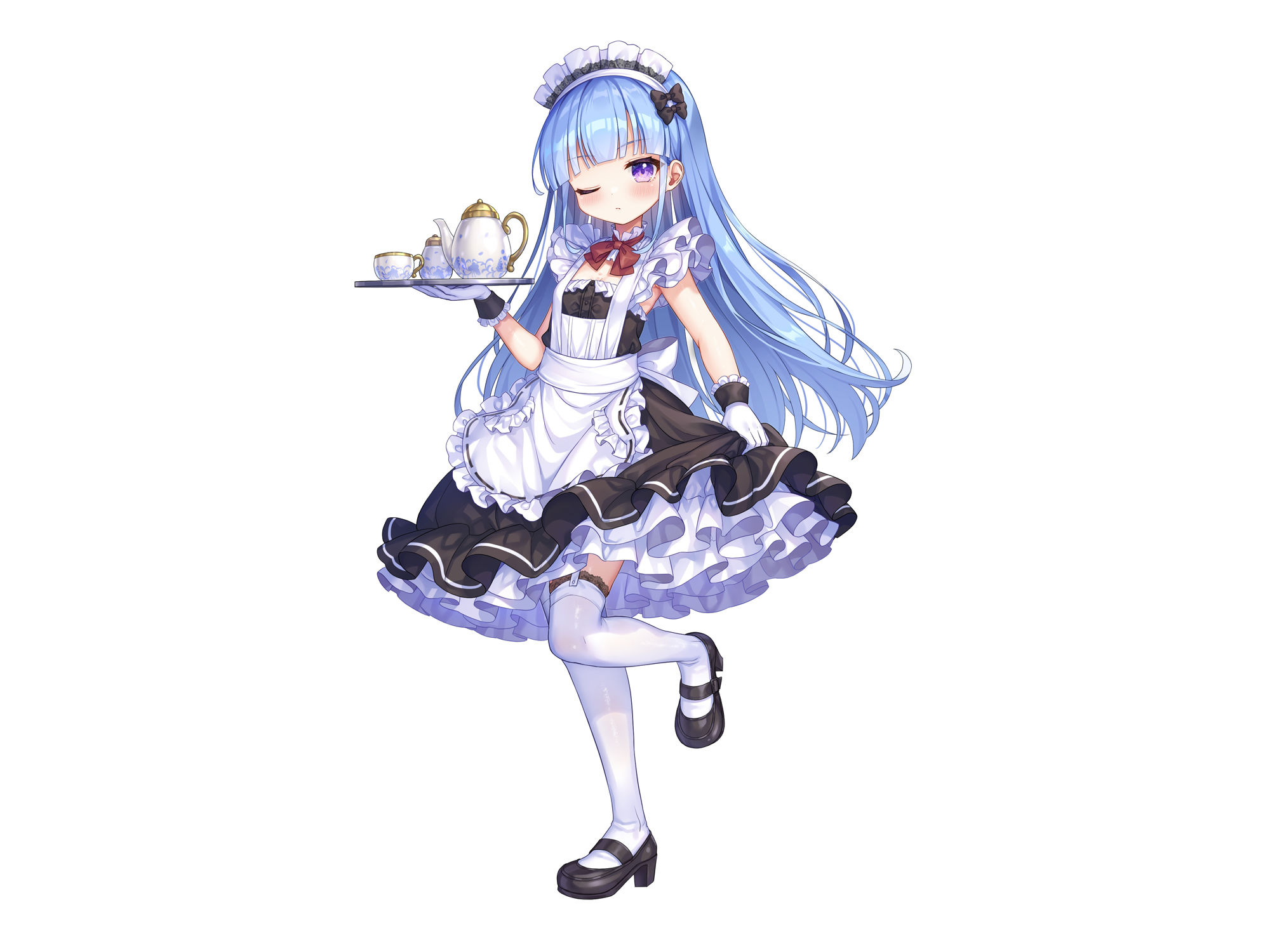 サンプル画像3:【全編ぐっぽり耳舐め】耳舐め専属クーデレロリメイドさんの事務的耳舐め性処理がいちゃらぶ耳舐めえっちに発展するまで【KU100】(とろとろすたじお) [d_351308]