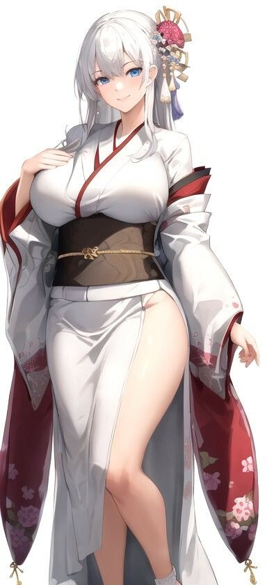 サンプル画像3:ドスケベ若女将「ご飯になさいますか？それともウェルカムパイズリになさいますか？」謎の和服美人に身体も心も温められた話 【抱き枕推奨/ファンタジー/巨乳】(巨乳大好き屋) [d_355215]