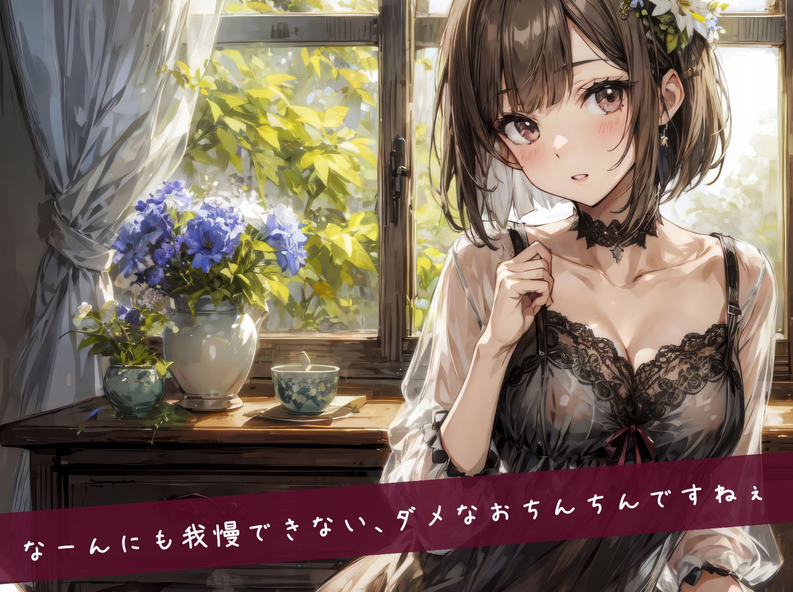 サンプル画像1:かれんちゃんがついにSに？言葉責めオナサポ音声でカウントダウン発射！（かれんちゃんの言いなり×らぶらぶ調教物語 07）(ただいま修理中) [d_355692]