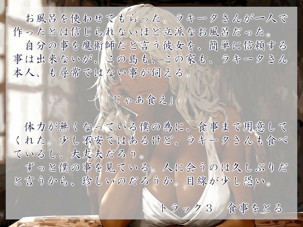 サンプル画像2:南の島の魔術師(近未来のふわふわ) [d_357227]