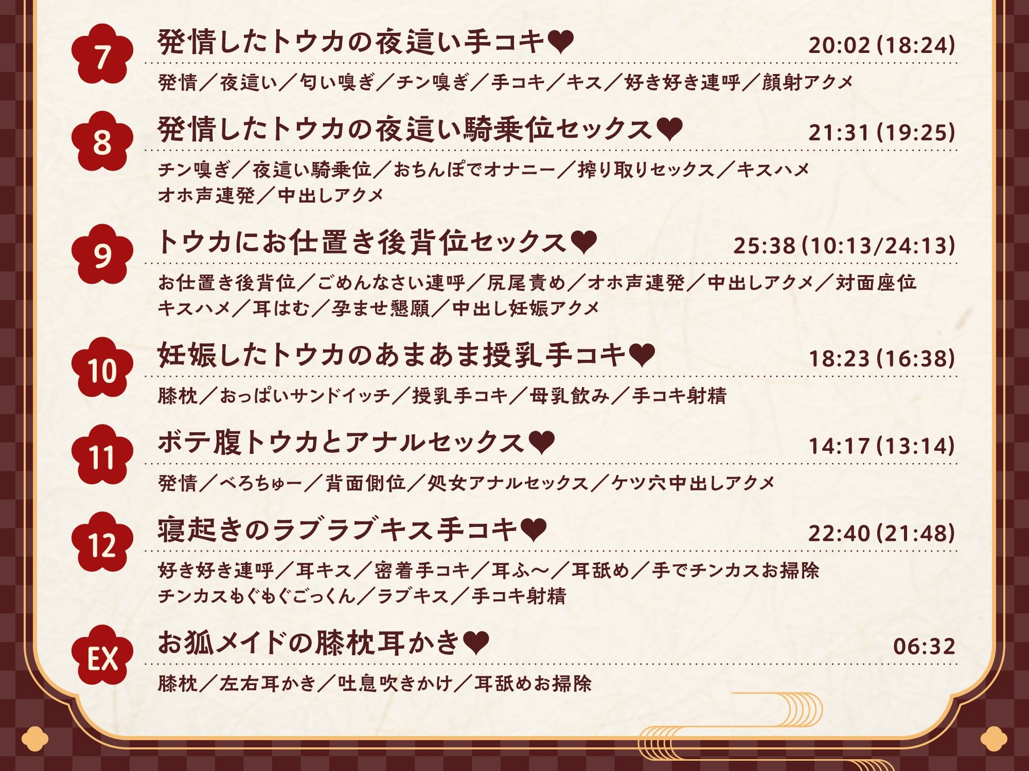 サンプル画像5:全肯定お狐メイドさんがチンカス汚ちんぽにキス媚びご奉仕してくれるお話♪【KU100】(ホロクサミドリ) [d_358240]