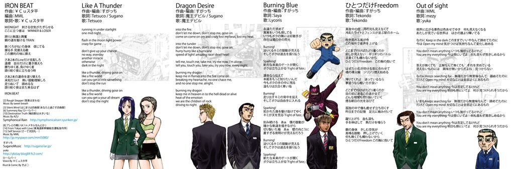 サンプル画像1:電車でD BurningStage オリジナルサウンドトラック(地主一派) [d_358685]