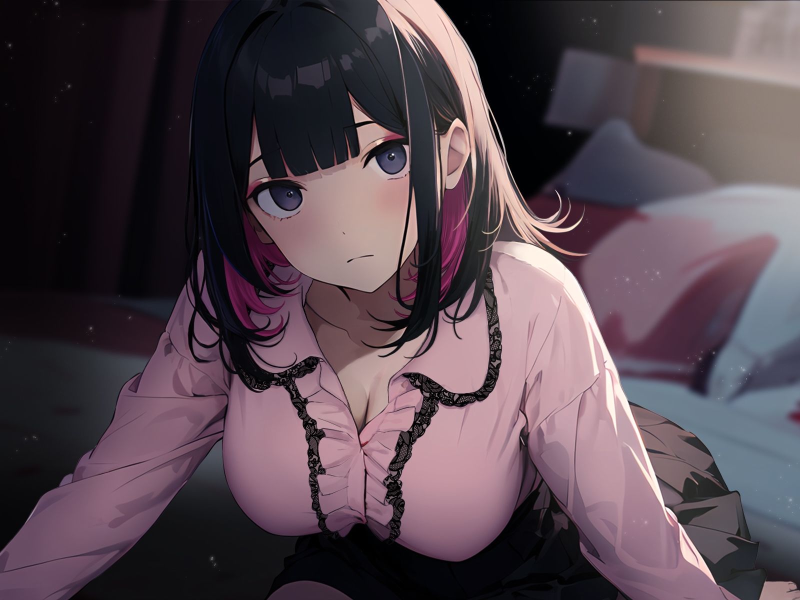 サンプル画像4:地雷系ヤンデレ彼女の重すぎる求愛行動〜妊娠するまで終わらない拘束中出しセックス〜(ちゃんとぴ発電所) [d_359487]