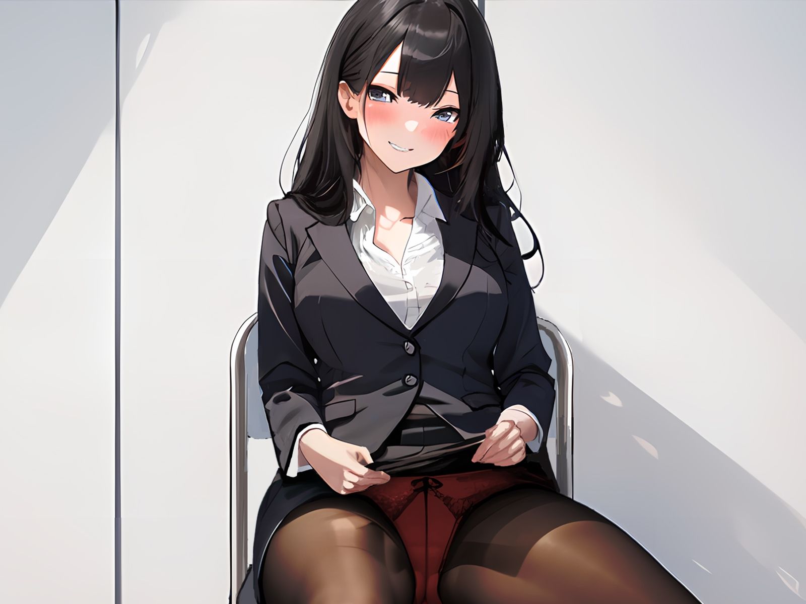 サンプル画像4:見た目はマジメ風なビッチ就活生のなまちん媚びコネ入社〜自己PRはお口とおまんこです♪〜(ちゃんとぴ発電所) [d_359513]