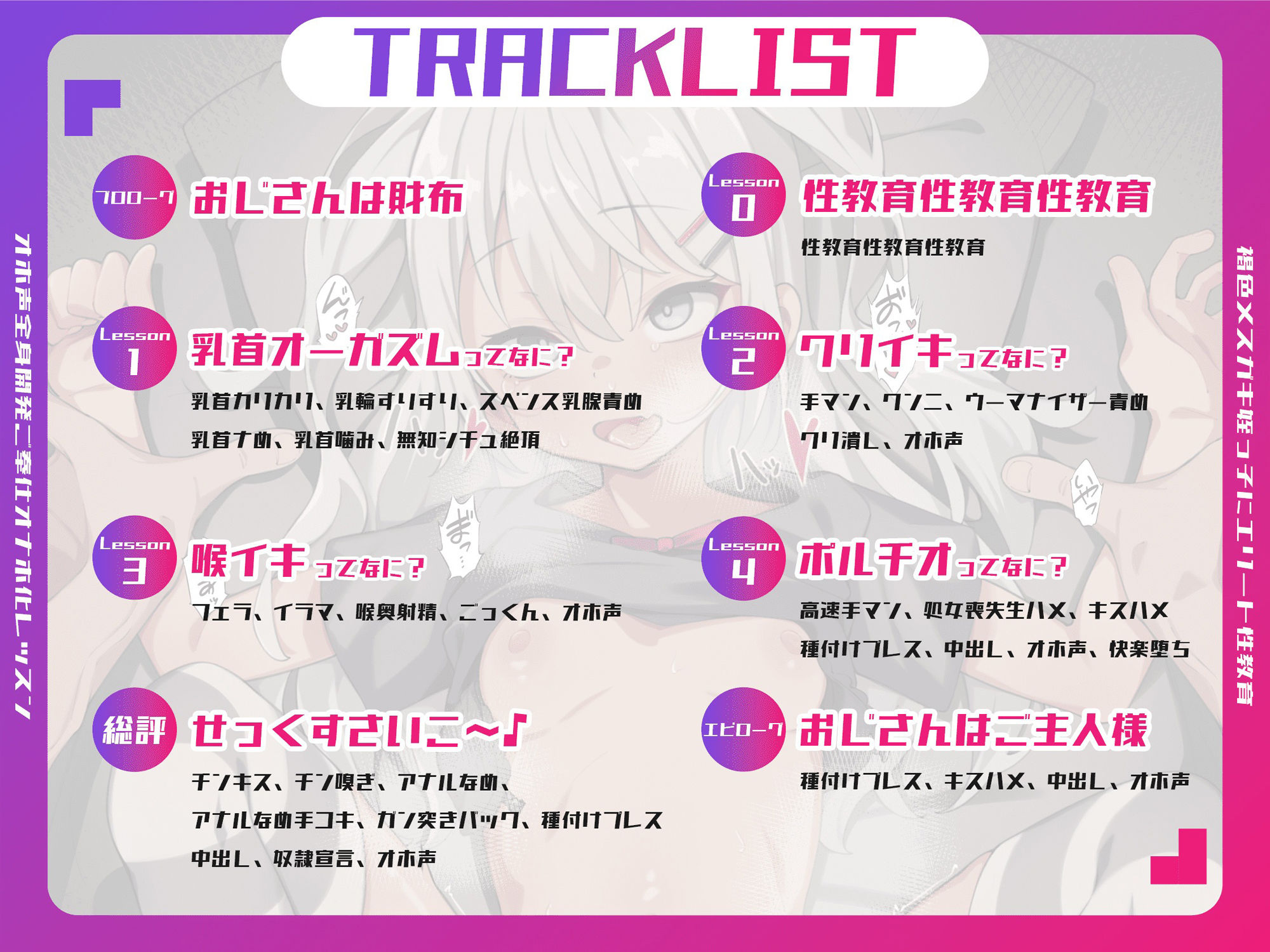 サンプル画像5:【サク抜き110円】褐色メス○キ姪っ子にエリート性教育〜オホ声全身開発ご奉仕オナホ化レッスン〜【KU100】(かずたまそふと) [d_360455]