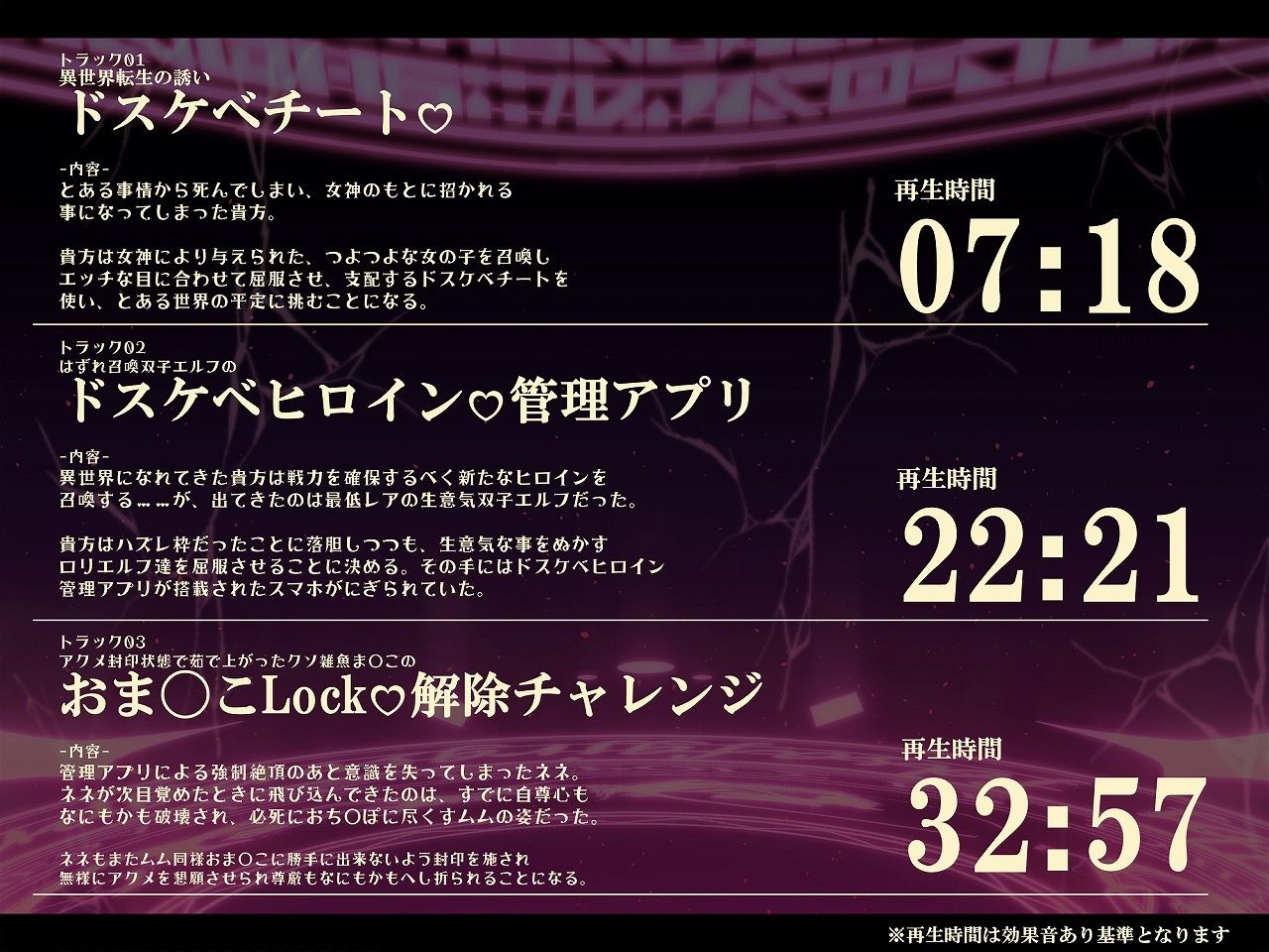 【無様/マヌケ/おほ声】ドスケベチートで無様に堕として支配しろ！！アクメ管理アプリでアクメの為なら何でもするドスケベ肉人形に堕ちる双子エルフ姉妹編