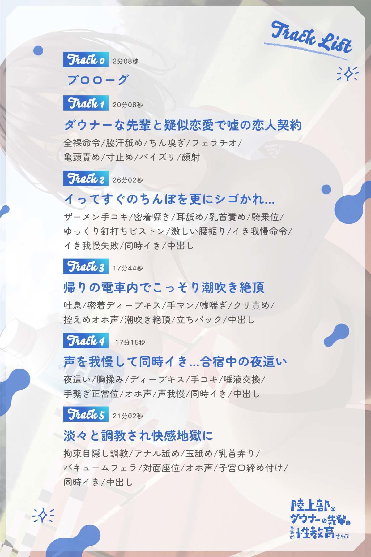 サンプル画像4:★限定版【疑似恋愛】陸上部のダウナーな先輩に事務的性教育されて【褐色女子】(あくあぽけっと) [d_362572]