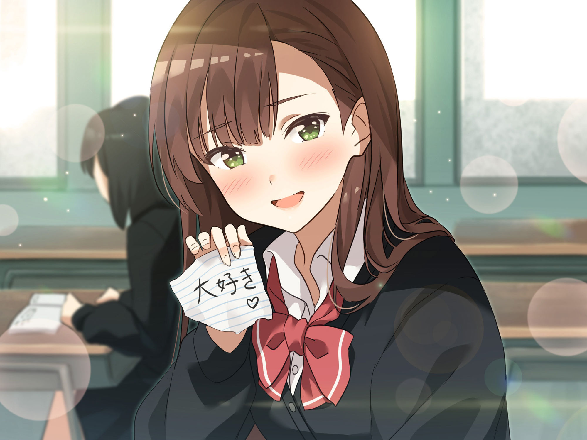 サンプル画像1:【バイノーラル/KU100】【耳かき＆囁きASMR】隣の席の恋人〜白瀬智香〜 CV:佐々木未来(さざなみカフェ) [d_362988]