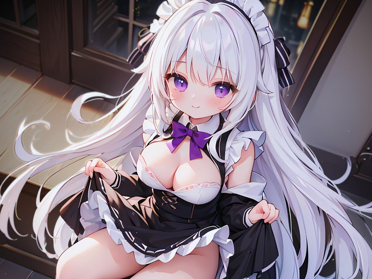 サンプル画像2:【KU100】眠れない夜はメイドからご奉仕で…(いたずらえっち 〜性癖よ恍惚なれ〜) [d_363336]