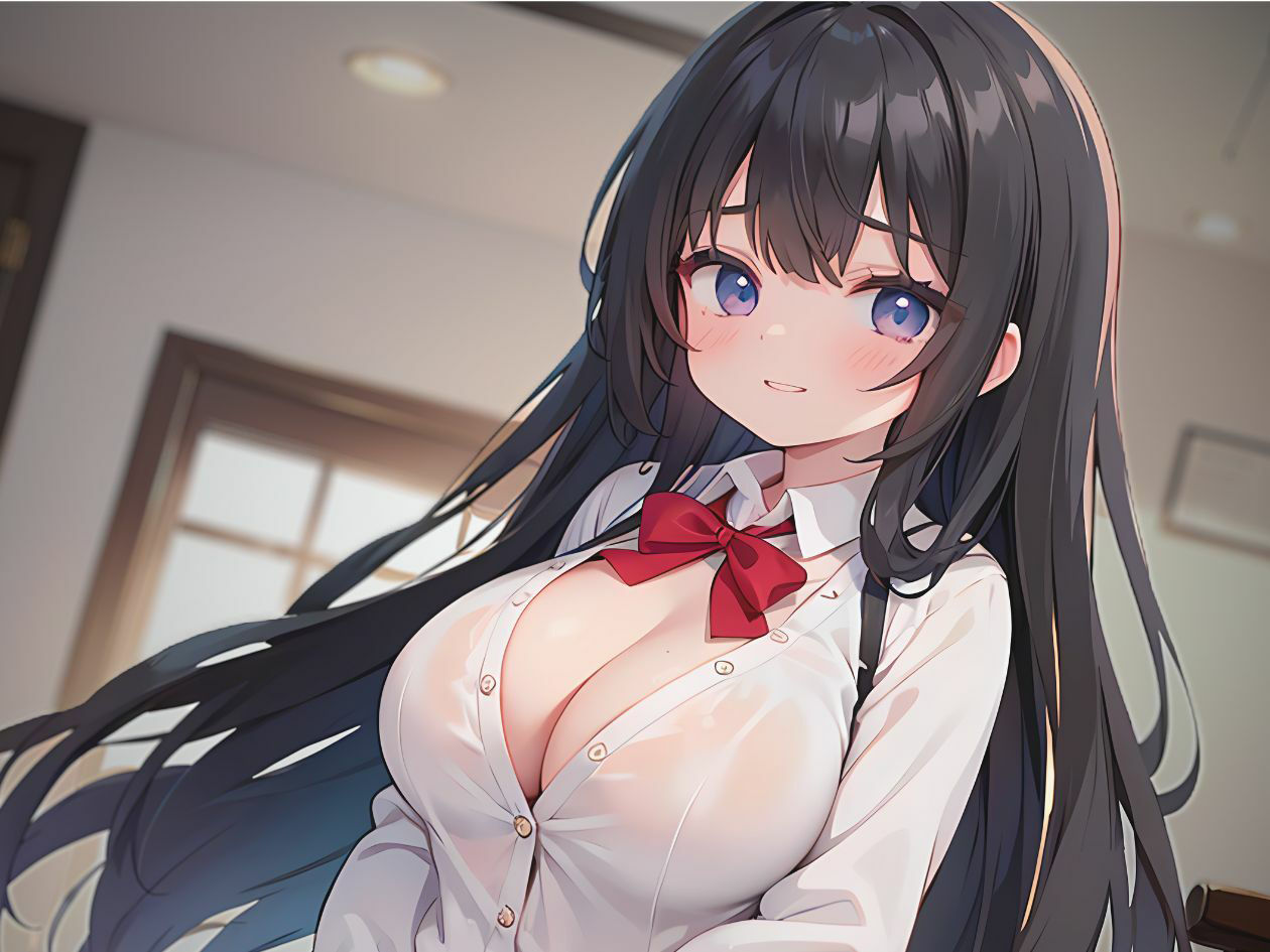 サンプル画像2:【KU100】清楚風紀委員長はドS変態美女だった！？弱みを握られ射精専用マシーンにさせられる(いたずらえっち 〜性癖よ恍惚なれ〜) [d_365366]