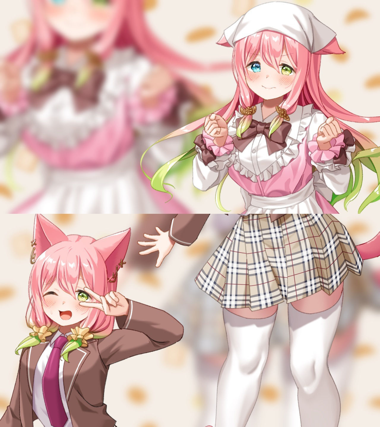 サンプル画像6:ドスケベ猫耳お姉さんと共依存♪〜発情期＆マタタビキメセク連続オホ声絶頂で大乱れ〜【超密着/KU100】(スタジオスモーク) [d_373184]