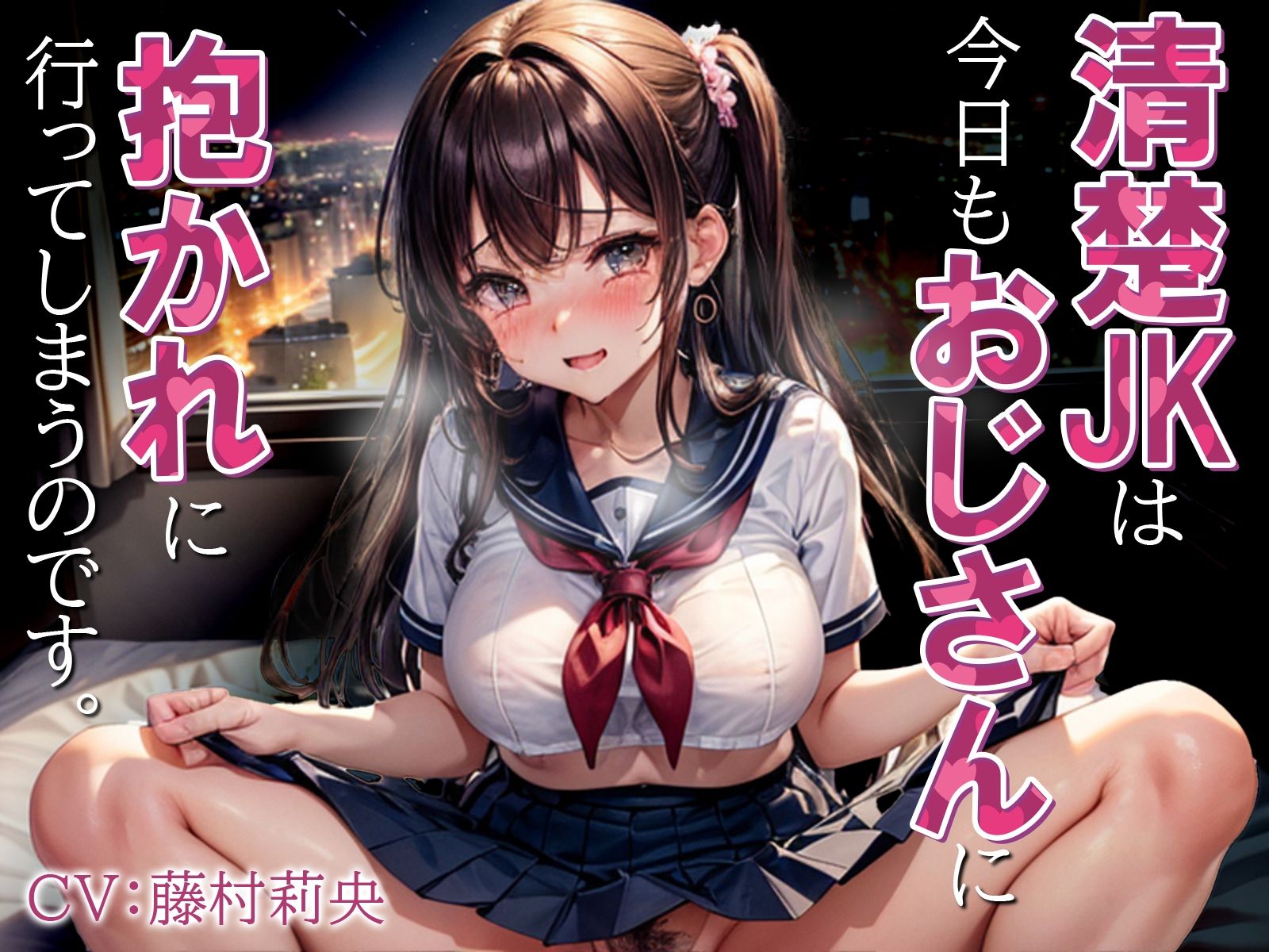 サンプル画像1:清楚JKは今日もおじさんに抱かれに行ってしまうのです。(ギャル2.0) [d_376105]