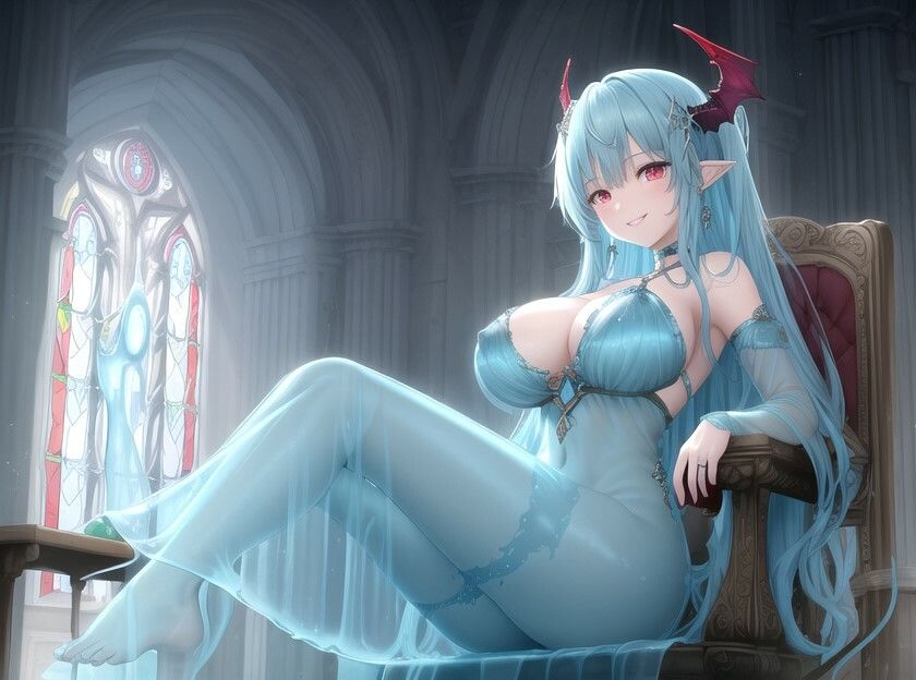 サンプル画像3:ヤンデレ系スライム娘と強●子作り生活〜ぬるネバ魔王ボディに堕落させられて2〜【抱き枕推奨/ファンタジー/中出し】(巨乳大好き屋) [d_376166]