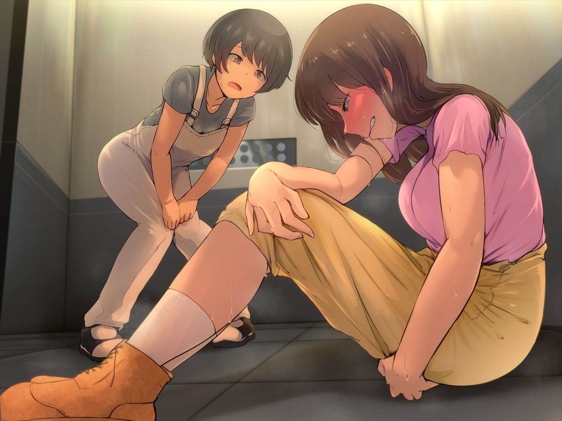 サンプル画像1:限界脱糞 〜女子大生ユカリ・エレベーター編〜(カベホクロ) [d_378564]